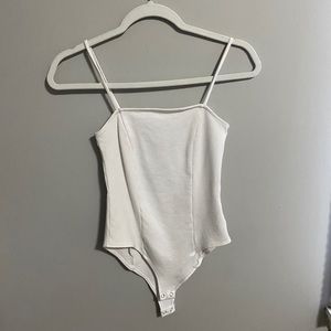 Simple white bodysuit